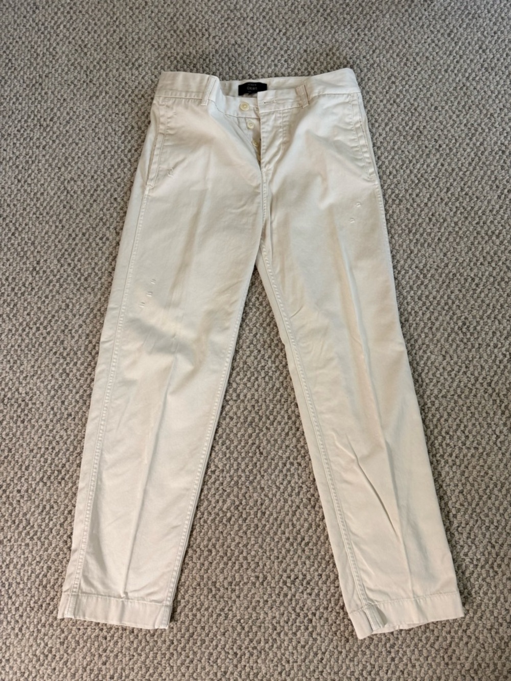 J. Crew Vintage Distressed Boyfriend Button Fly Pants